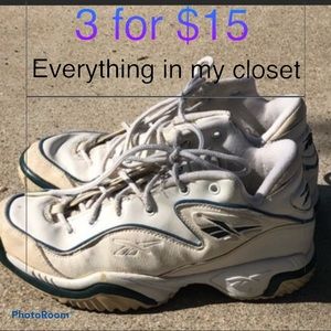 3 For $15 Womens Size 8.5 Reebok Tennis Shoes